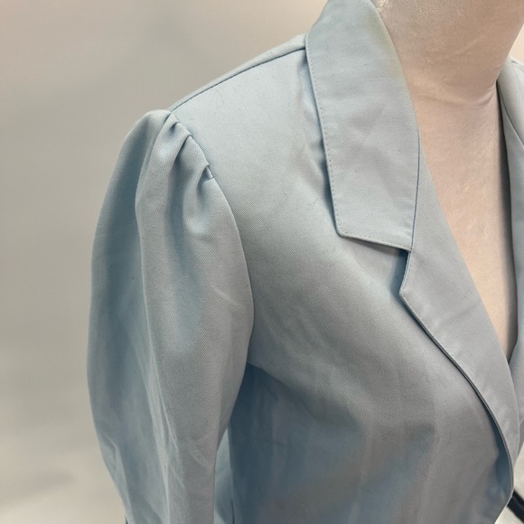 Cristin Stevens Light Blue Blazer - Size 10 - Picture 14 of 16